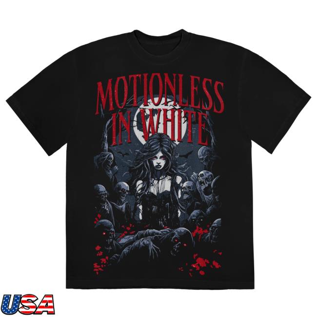 Official Motionless In White Cravings In The Night Tee Shirt