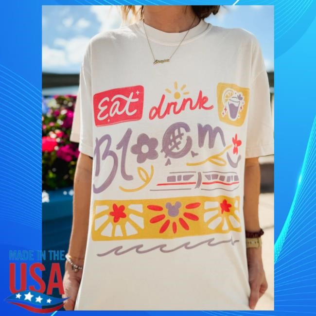 Official The Lost Bros Eat Drink Bloom Tee
