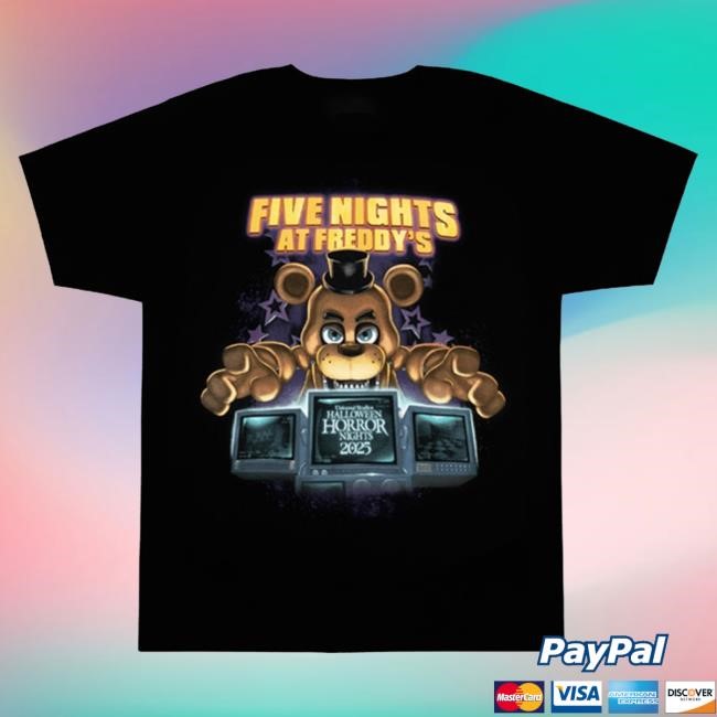Official Halloween Horror Nights 2025 Five Nights at Freddy's Adult Tees