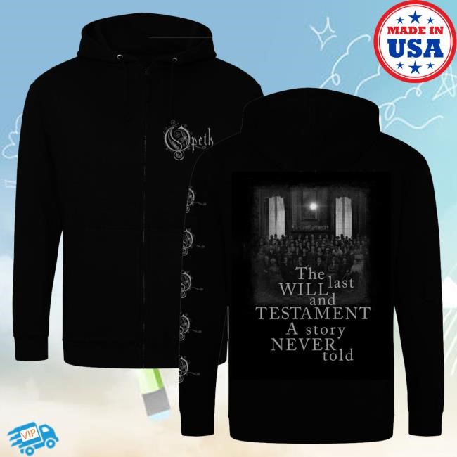 Official Opeth Merch Opeth - 'The Last Will And Testament' Zip Pullover Hoodie
