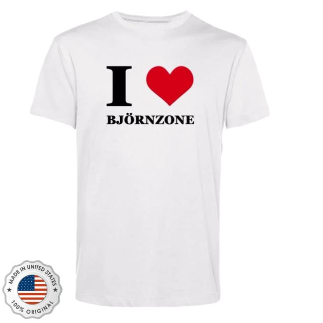 Björnzone Merch I Love Björnzone T-Shirt