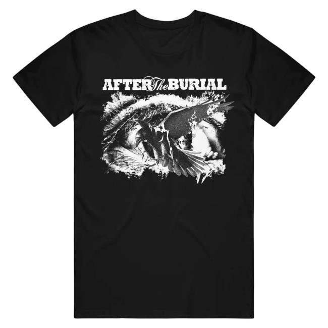 Official After The Burial Merch Raven Eye Black Tee