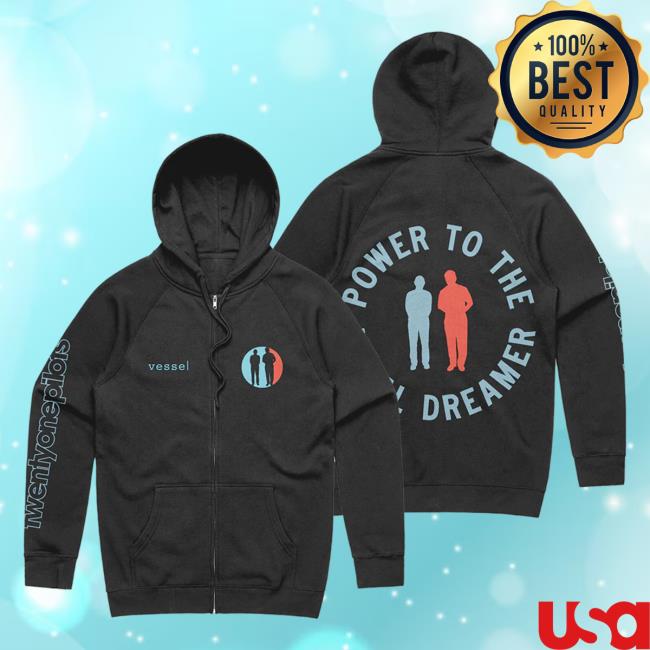 Official 21 Pilots Apparel Clothing Store Merch Twenty One Pilots Vessel Power To The Local Dreamer Pullover Hoodie TwentyOnePilots 21Pilots Shop