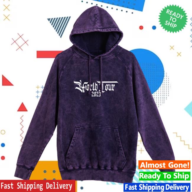 Official Maluma Clothing Store Shop Merch Don Juan Purple Acid Wash Crewneck Sweatshirt
