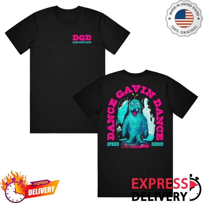 Official Dance Gavin Dance Merch Speed Demon - Black T-Shirts DanceGavinDance