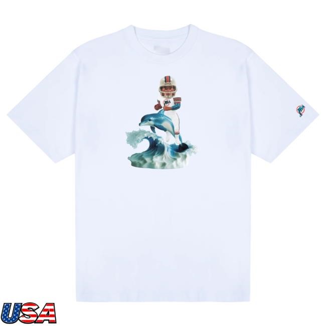 Official Golf Wang Merch Dolphins Bobblehead Tshirt by Golf Wang x NFL