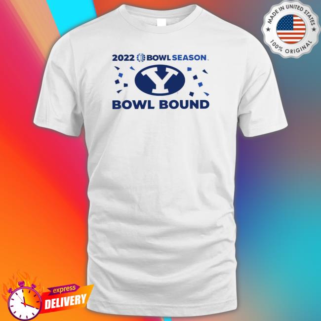 Official BYU Cougars football 2022 Bowl season Bowl Bound logo Long Sleeve Tee