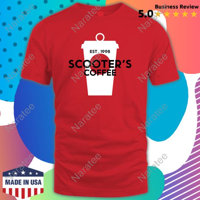 Est 1998 Scooter's Coffee Tee