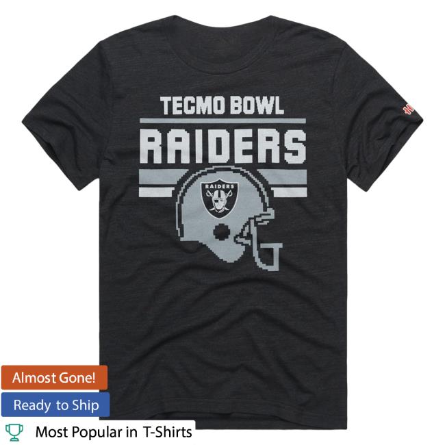 Homage Merch Tecmo Bowl Las Vegas Raiders Top Shirt Apparel Clothing Store Shop