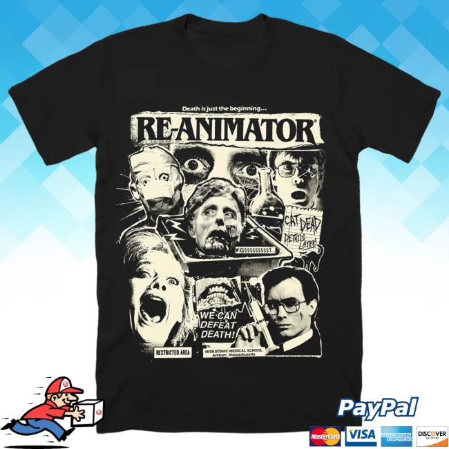 Official Cavity Colors Re-Animator: Death Defeated - T-Shirt