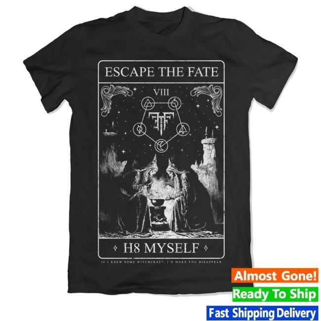 Escape The Fate Merch Shop Hate Myself Short Sleeve Shirt