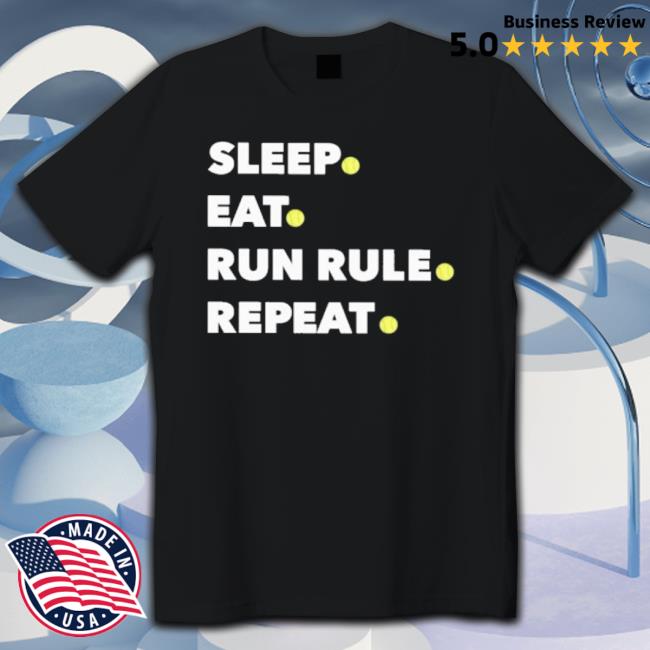 Official Sleep Eat Run Rule Repeat Shirt