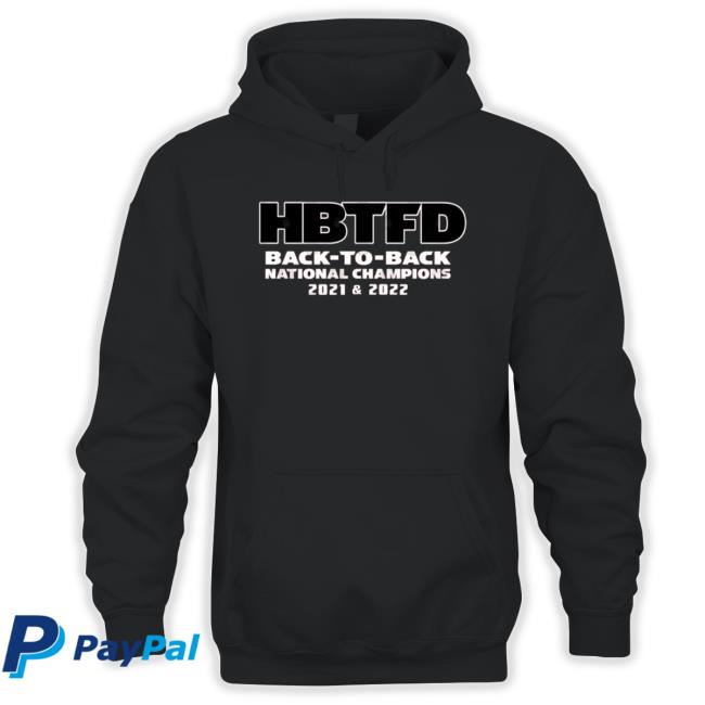 Georgia Bulldogs Hbtfd Back To Back National Champions 2021 & 2022 Tee