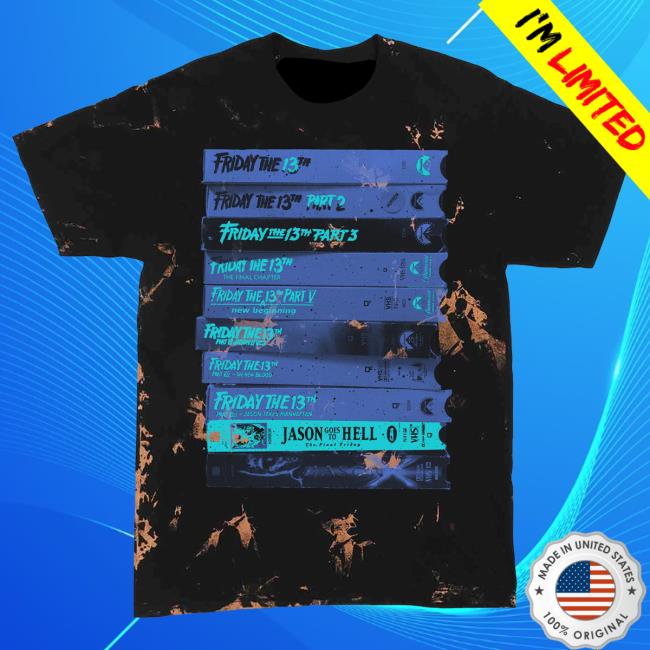Official Studiohouse Designs Merch Store Vhs Or Die Part 13 8-Bit Tiedye T-Shirts Studiohouse Designs Apparel Clothing Shop StudiohouseDesigns