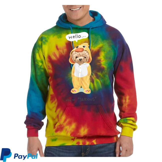 Official Tee Shirt Palace Hello Why So Serious Hoody Teeshirtpalace