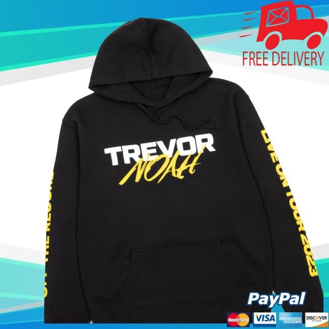 Trevor Noah Shop - Top Drawer Merch | 2023 Tour - Black/Yellow Sweartshirt Hoodie