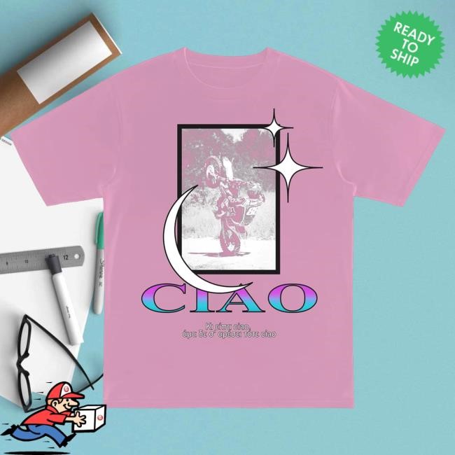Official Marina Satti CIAO Light Pink T-Shirts