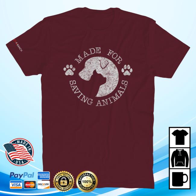 Official Vet Ranch Merch Bunker Branding Vet Ranch Made For Saving Animals Shirt New Cardinal BunkerBranding VetRanch