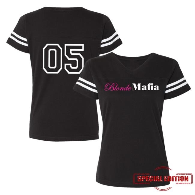 Official Girls Next Level Merch Store | Blonde Mafia Varsity Retro Shirt Girlsnextlevel Clothing Shop Girls Next Level