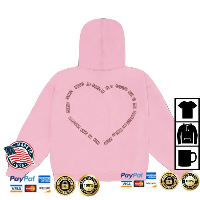 Official Leah Kateb Merch Store Leah Kateb Lovin' Like Leah Zip Pullover Hoodie (Pink) LeahKateb