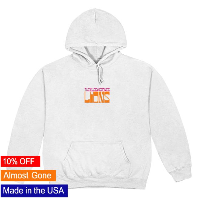 Official The Black Crowes Lions Hooded Sweatshirt