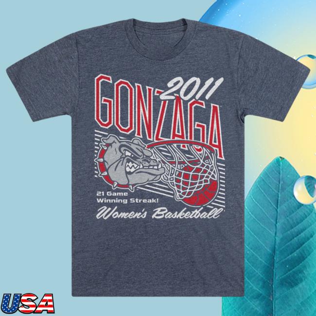 Gonzaga Women's Basketball 2011 Win Streak Shirt 2024