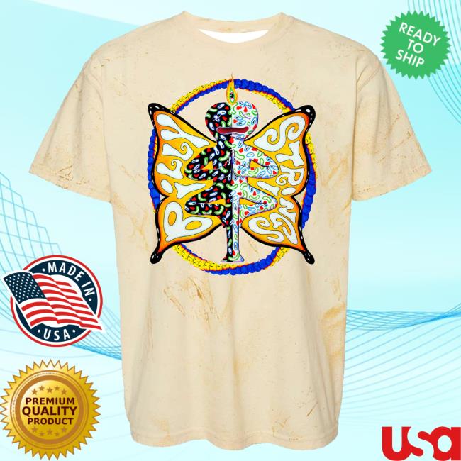 Official Billy Strings Merch Store Shop Billy Strings Split Butterfly (Dang Olsen) T-Shirt