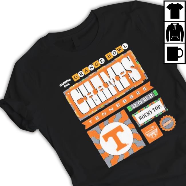 Capital One Orange Bowl Champs Tennessee 2022 Rocky Top Sweatshirts