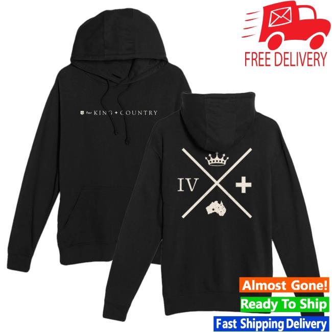 Official MerchBar for King and Country Logo Hoody - Black Merch Bar