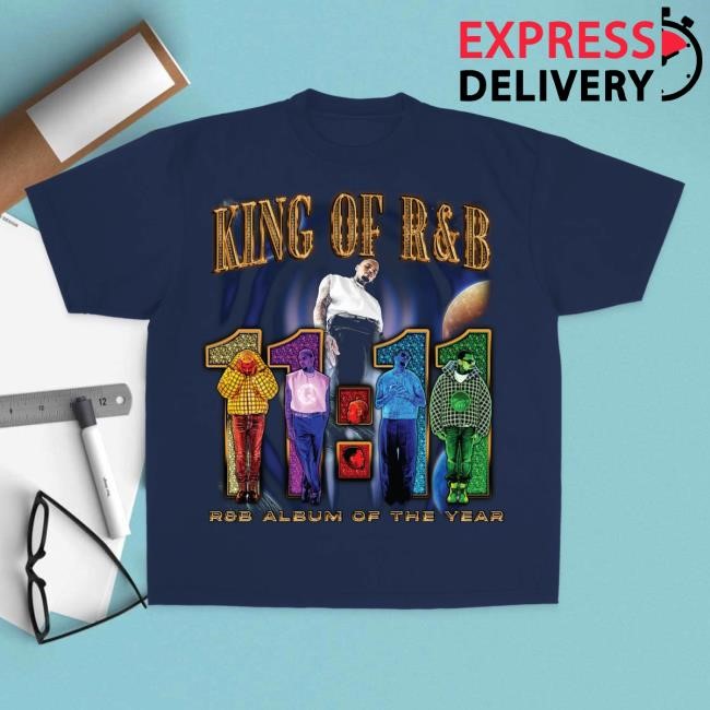 Official Chris Brown Merch Store Chris Brown Best R&B Album (11:11 Deluxe) S/S Top Shirt