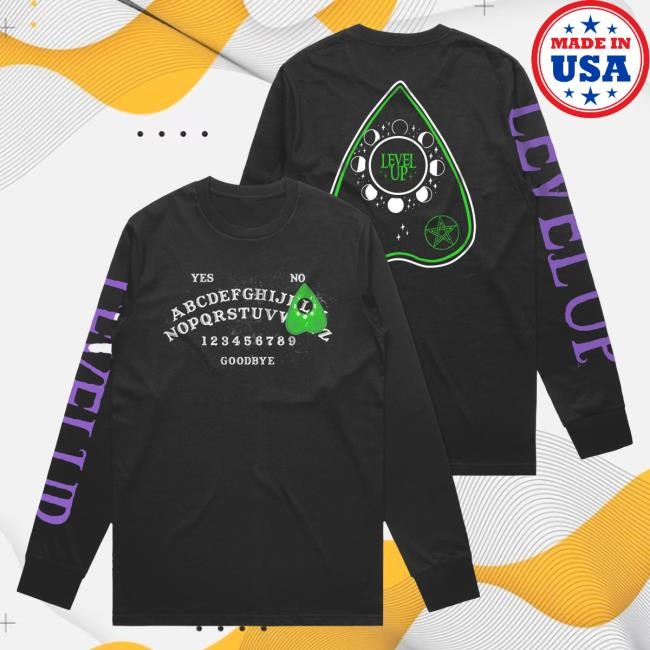 Official Level Up Merch Store Level Up - Planchette - Unisex Long Sleeve T Shirt Levelupdub