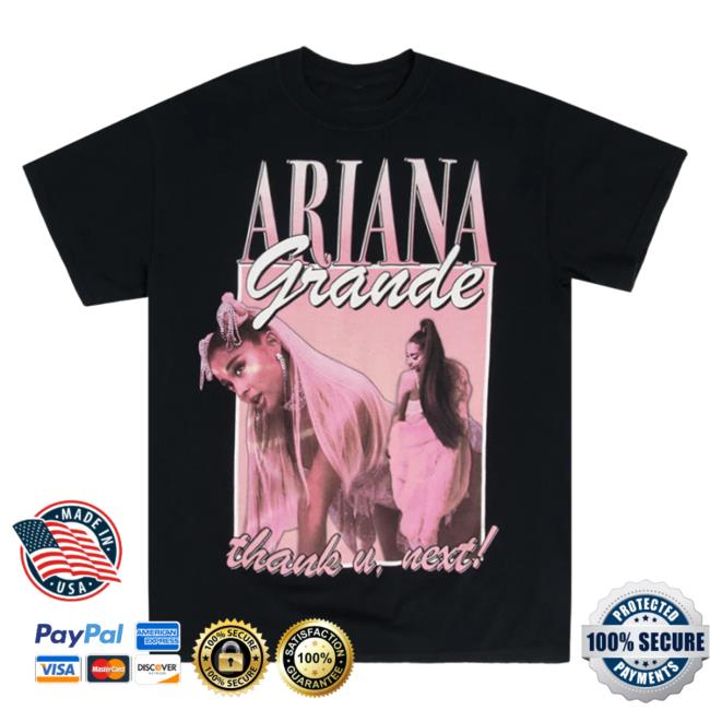 Official Ariana Grande Apparel Clothing Merch Store Ariana Grande Thank U, Next Homage Tees Ariana Grande Shop