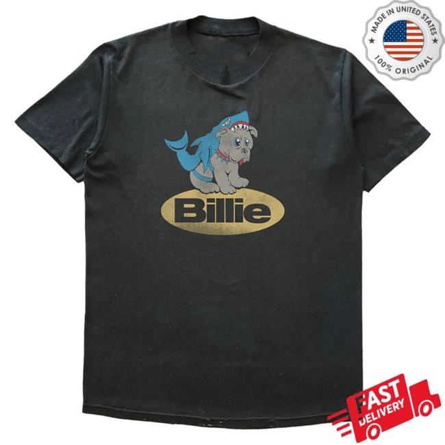 Official Billie Eilish Merch Store Billie Eilish Billie x Lost Love Shark Tshirt