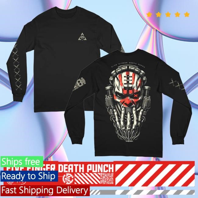 Official Five Finger Death Punch Merch Store Psychonaut Long Sleeve Tees Five Finger Death Punch Clothing Shop