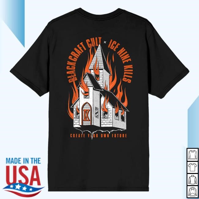 Official Ice Nine Kills Merch Store INK Burning Church Top Shirt Ink Merch IceNineKills