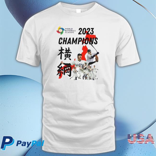 Japan World Baseball Classic 2023 Champions shirt, hoodie, tank top, sweater and long sleeve t-shirt