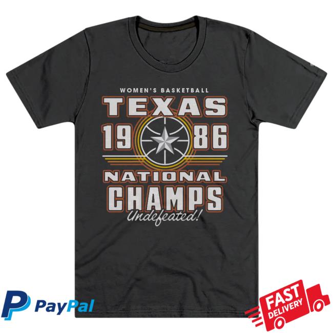 Texas Women's Basketball 1986 National Champs Tee