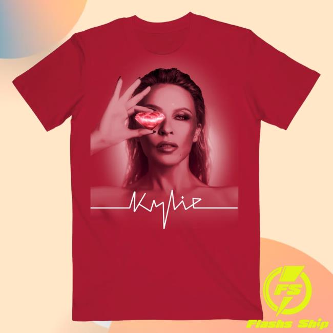 Official Kylie Minogue Merch Store Shop Kylie Minogue Tension Attractive Shirt (Red) KylieMinogue