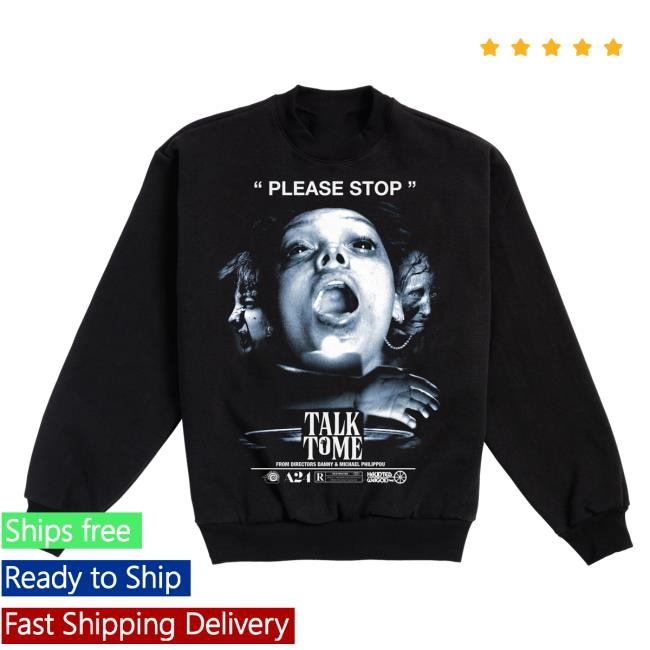 Official A24 Merch Store Online Ceramics X Talk To Me Hand Of A Satanist Crew neck Black A24 Shop