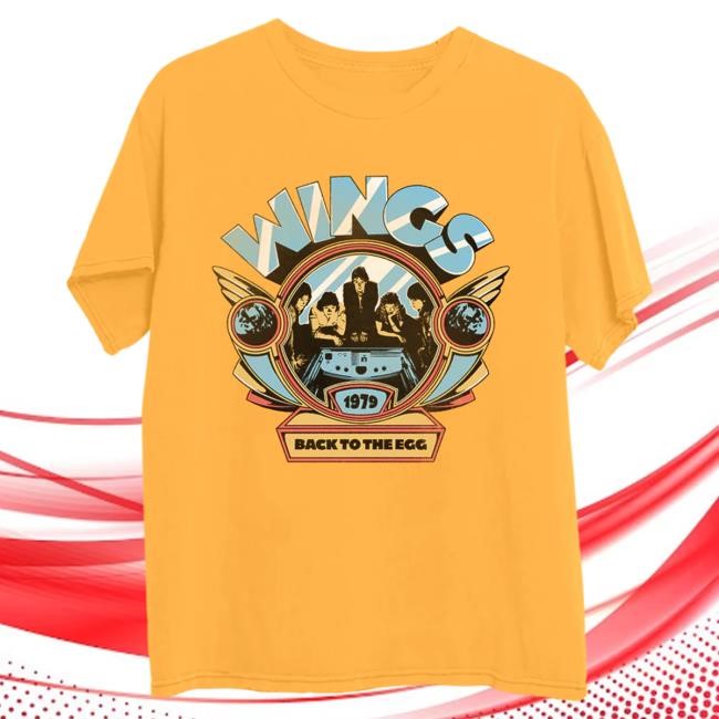 Official Paul McCartney Merch Back to the Egg Graphic Tshirt PaulMcCartney