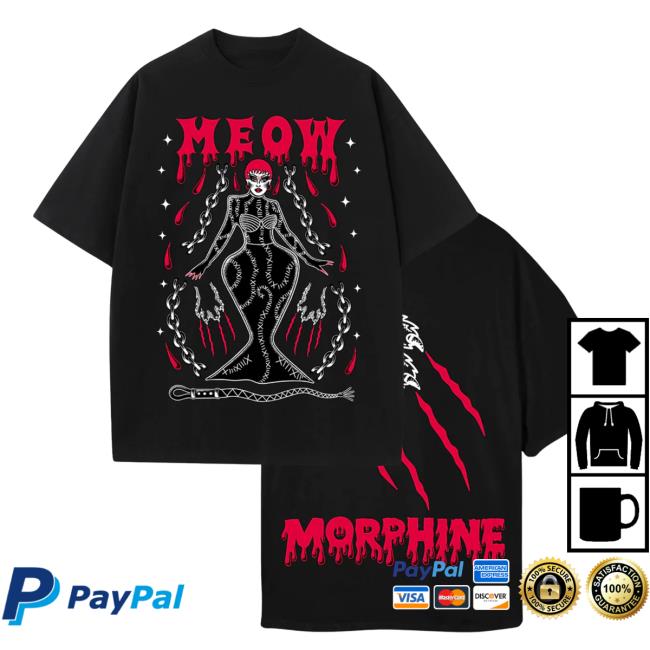 Morphine Love Dion Merch Store Catwoman Black T-Shirts Morphinelovedion Clothing Shop Official Apparel