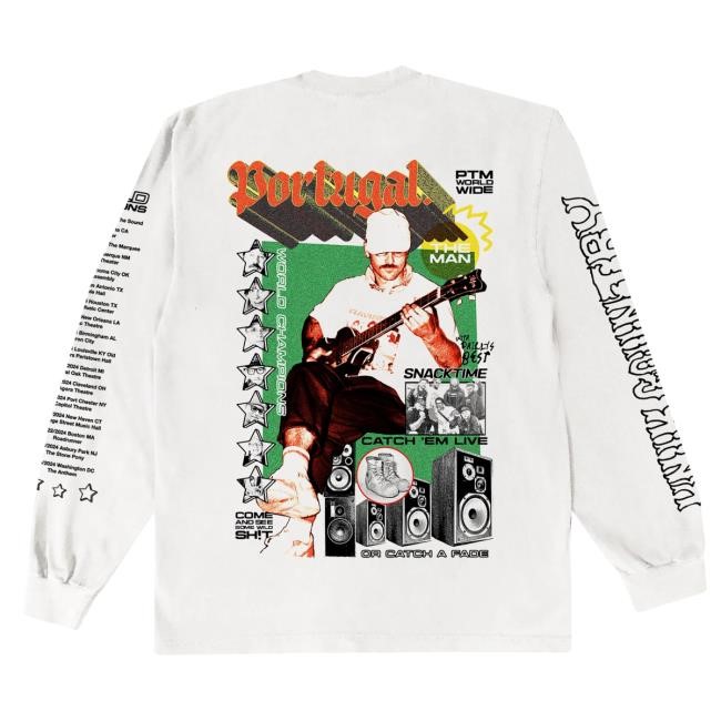 Portugal The Man Merch Knik Country Tour Longsleeve Tee