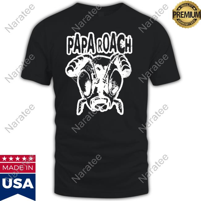 Papa Roach Merch Xl Roach Head T Shirt