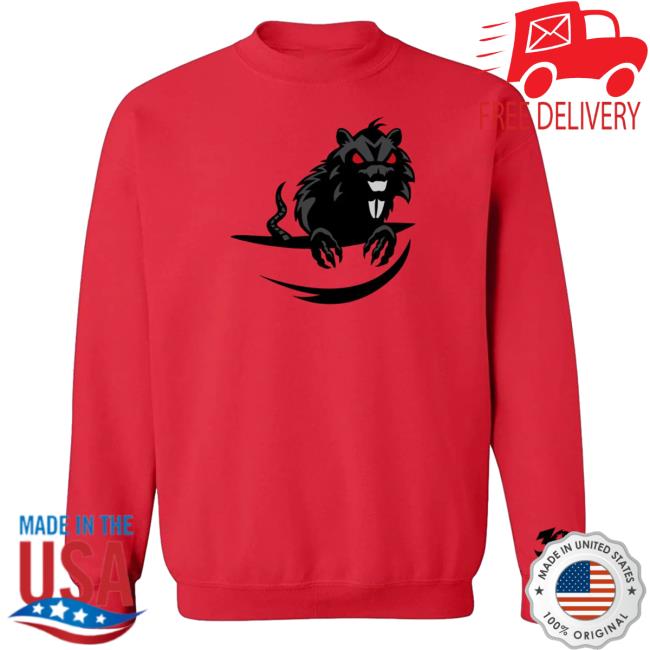 Official Icp Merch Clothing Store Insane Clown Posse Flip The Rat Red Crew neck Sweatshirt