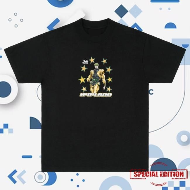 Official Hypland Clothing Merch Store Jojo Dio Top Shirt (Black)