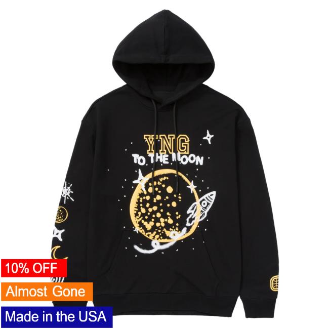 Official Overtime Tv Apparel Merch Clothing Store Shop Over Time Yng Dreamerz To The Moon Space Crewneck Sweatshirt