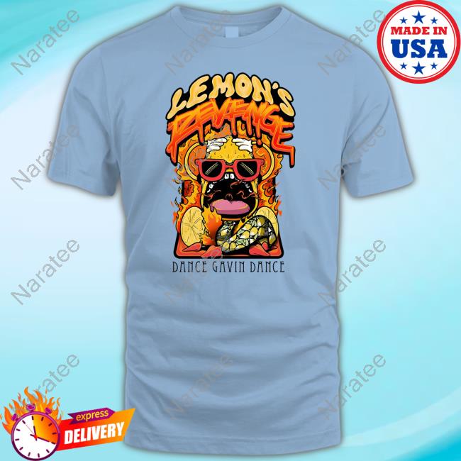 Dance Gavin Dance Lemon's Revenge Gold T Shirt