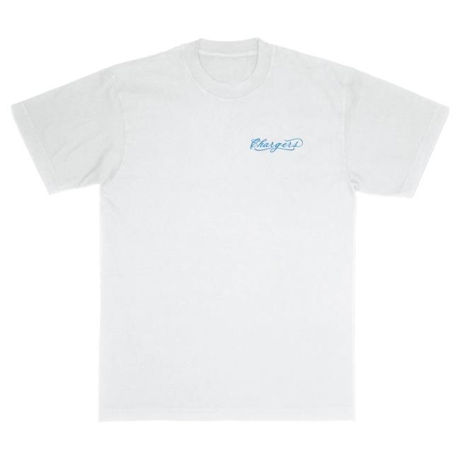 Official Born X Raised Merch Store Born X Raised + Chargers Fine Line Tee: White By Bxr Sport + NFL