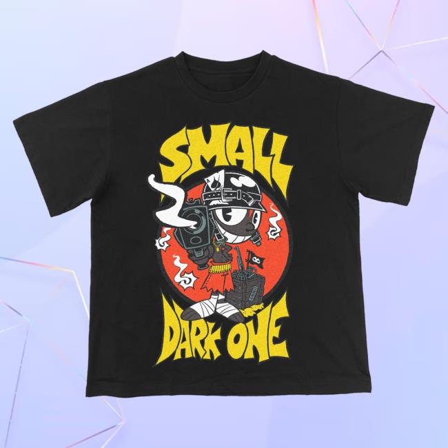 Official Small Dark One Merch Store Lil Darkie Gunsmoke T-Shirt LilDarkie Small Dark One Clothing Shop