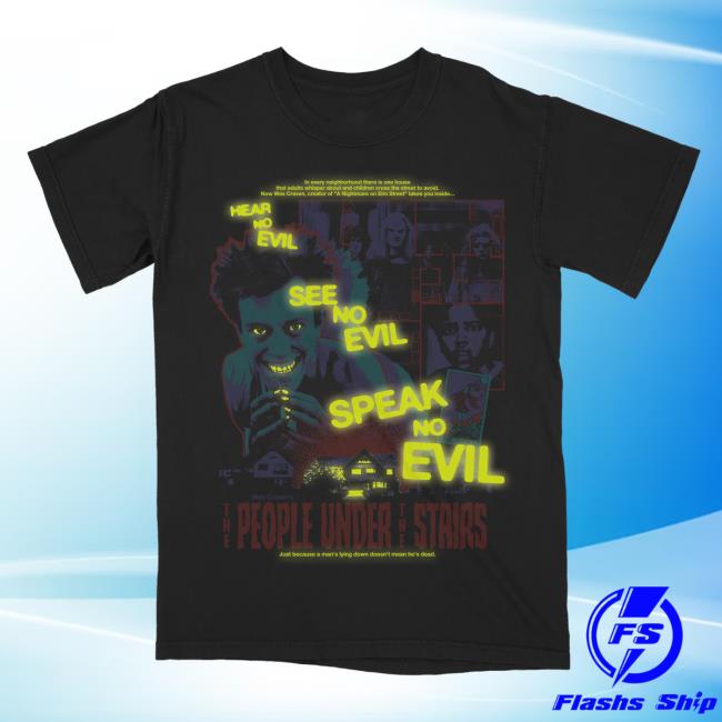 Official Studiohouse Designs Merch Store The People Under The Stairs Shirt Black Studiohouse Designs Apparel Clothing Shop StudiohouseDesigns